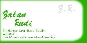 zalan rudi business card